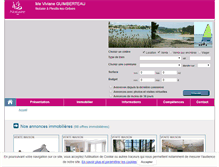 Tablet Screenshot of guimberteau-notaire.fr